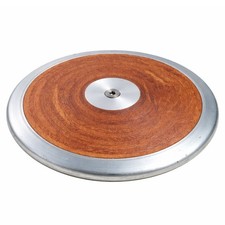 BSN Sports Wood, Alloy Steel Discus - 2kg, Brown,Silver