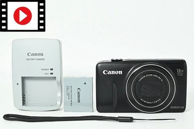 Mint] Canon PowerShot SX600 HS Black 20.2MP 18x Digital Camera