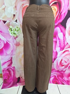 Nwt Flamingals Casual Women's Pants Size Medium Brown 76003 | eBay