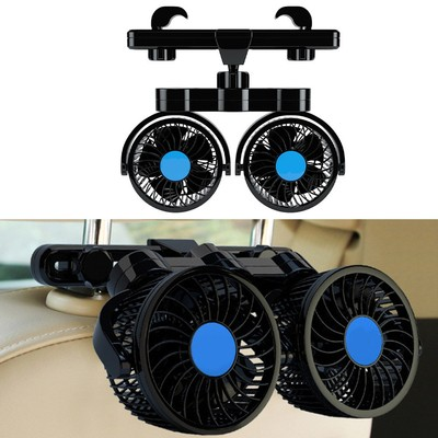 #ad #ad Quiet and Efficient 12V Car Backrest Adjustable Air Fan for a Cool Drive AU $64.91