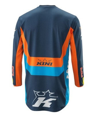 KTM Kini Redbull Competition Jersey - Navy/Teal/Orange - large