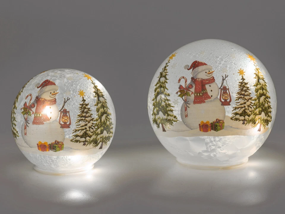 Formano LED Deko Kugel Schneemann Winter Schnee (#405 S) - Bild 1 von 1