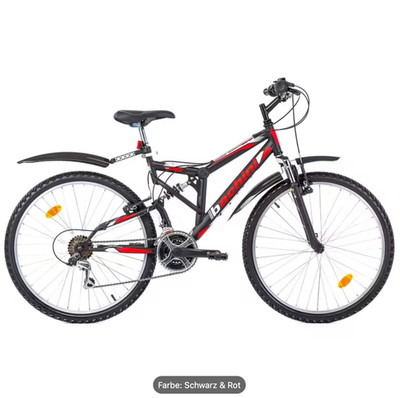 Fahrrad - Mountainbike 26'' Full Suspension - 18 Gänge - High-End Getriebe