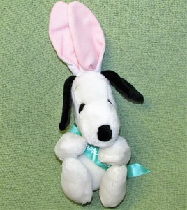 easter snoopy plush