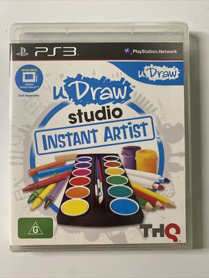 UDRAW Studio Instant Artist (2011) Playstation 3 Game - PS3 Requires Game Tablet