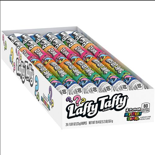 Buy Laffy Taffy 209-00069 Candy Ropes, Strawberry - 24 Pack online