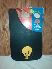 Vintage Tweety Bird Mud Splash Tire Guards 915 Nos 2001
