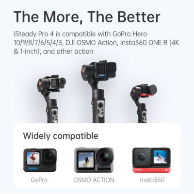 Hohem iSteady Pro 4 3-Axis Gimbal Stabilizer for GoPro 11/10/9/8/7