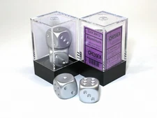 2D6 (2 Six Sided) (Pair) 16mm Aluminum Metallic Plated Dice RPG Gaming Tabletop