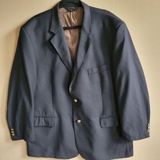 Baroni 100 Wool Super 150s Navy Blazer Size 50R