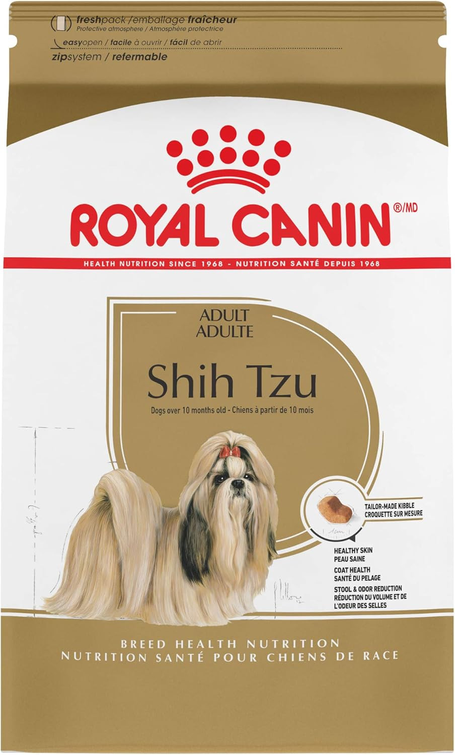 Royal Canin Shih Tzu Adult Breed Specific Dry Dog Food, 10 L