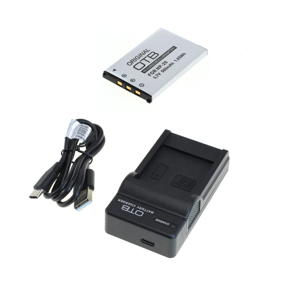 PATONA, OTB Akku und USB Ladegerät für Casio Exilim EX-Z65 EX-Z70 EX-Z75 EX-Z77 EX-S100