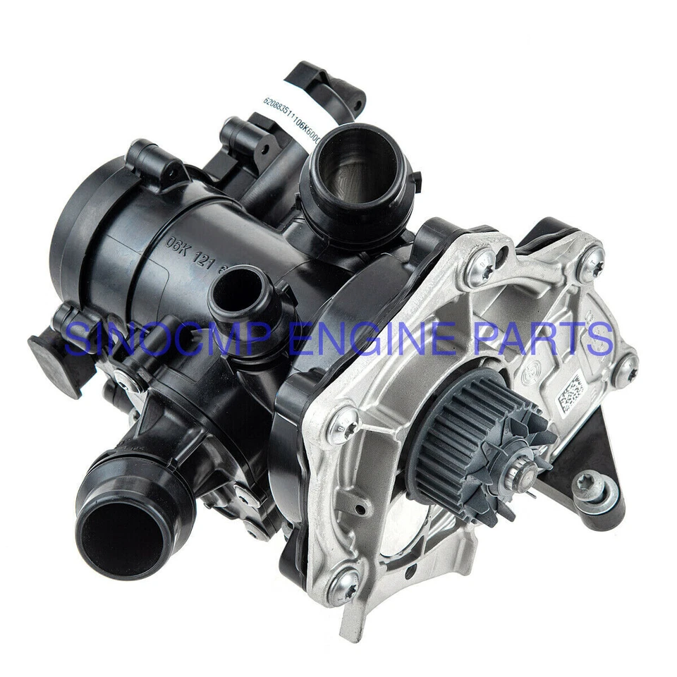Carcasa termostato bomba de agua electrónica para Audi A1 A5 VW Golf Passat 06L121012 Foto 4 de 4