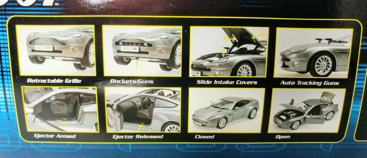 1/18 2001 Aston Martin V12 Vanquish James Bond 007 Die