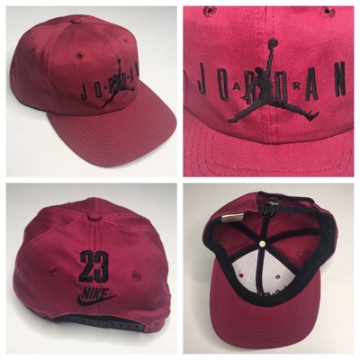 burgundy jordan hat