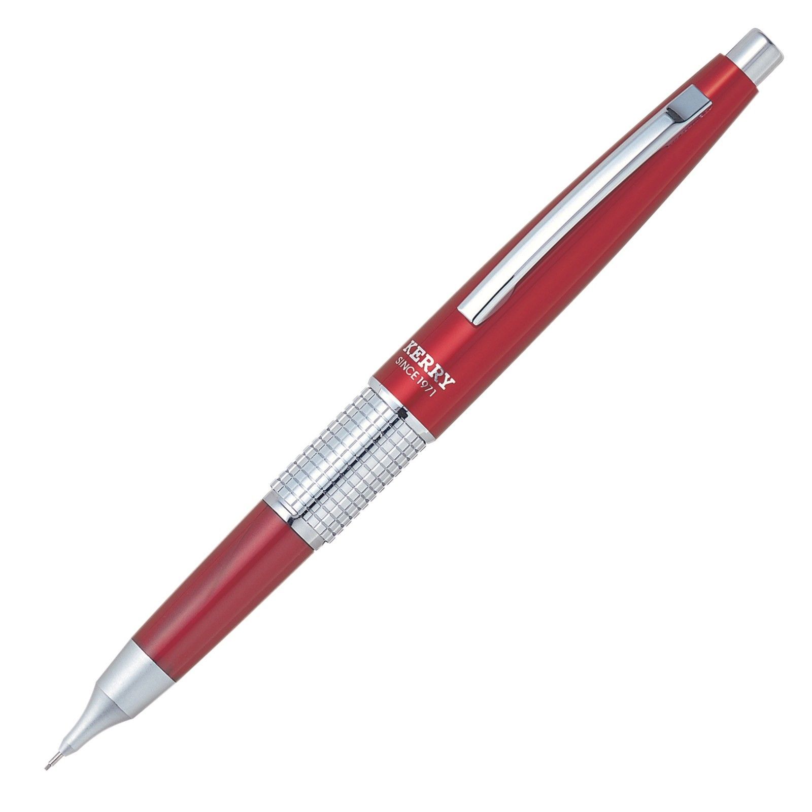 P1035B Pentel Sharp Kerry Mechanical Pencil, 0.5mm, Red, Pack of 1
