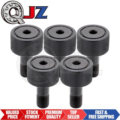 [Qty.5] New CRSB-24 Standard Stud Track Cam Follower Roller Bearing Replacement