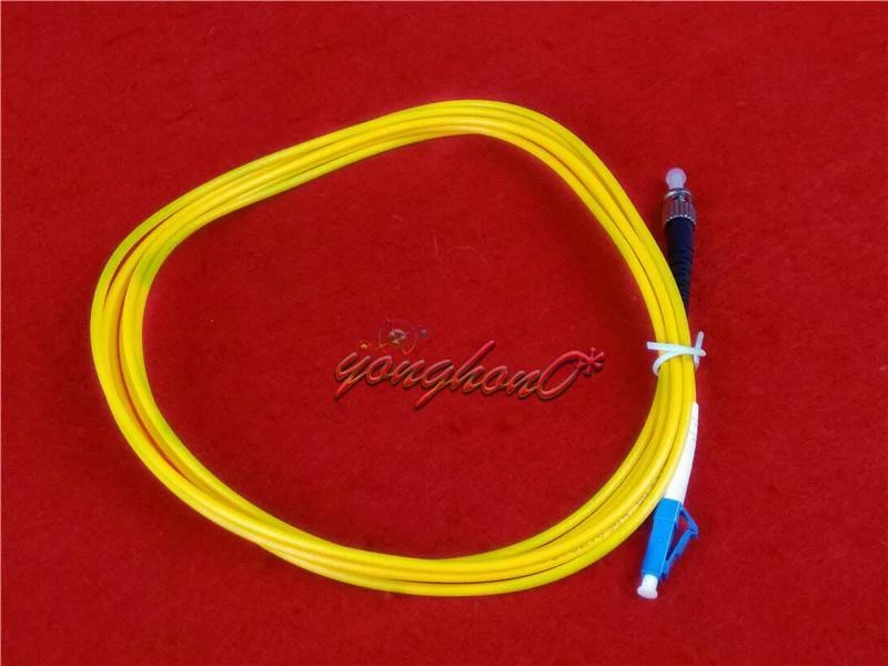 LC-ST Simplex Singlemode PVC Fiber Optic Cable Yellow 3m - Image 3 of 4