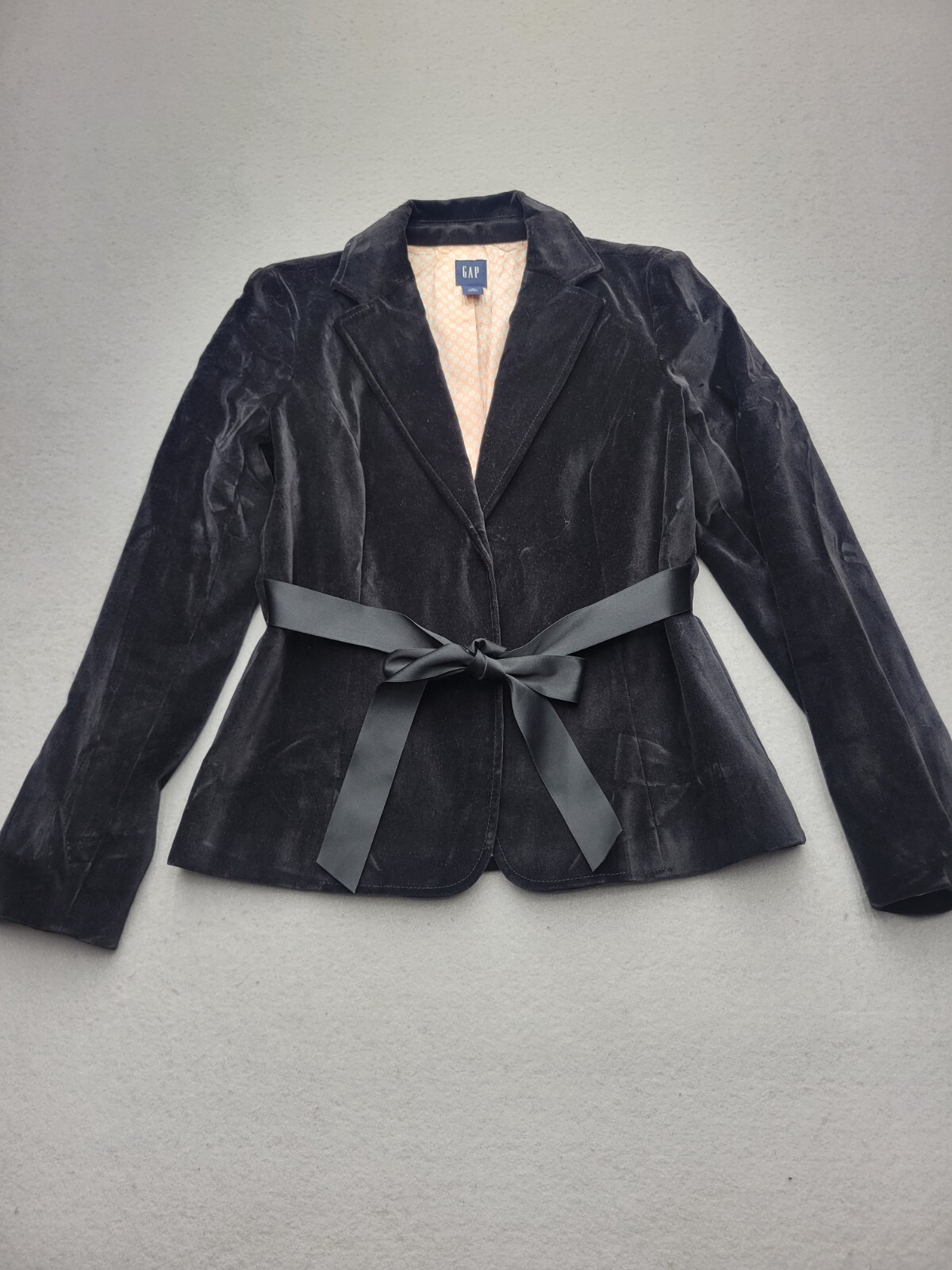 Gap Women Blazer Black Basic Jacket Solid Short T… - image 1