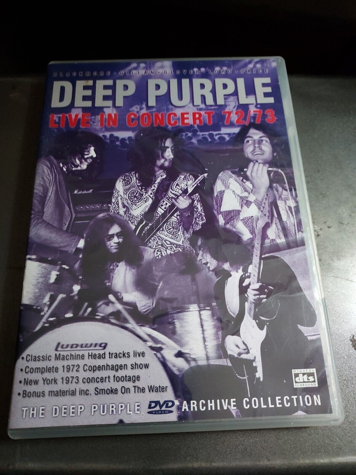 Live in Concert 1972/1973 by Deep Purple (DVD, Jul-2005, EMI