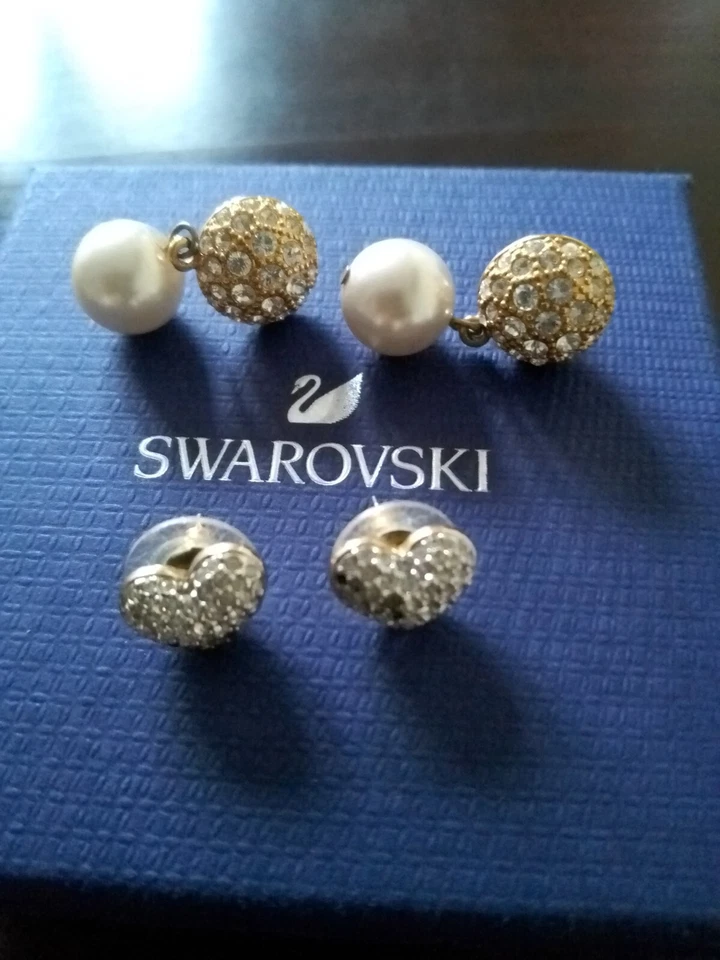 Wunderschöne Ohrringe zwei Paar v. Swarovski*wow*