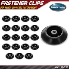 20x 11 Mm Nylon Black Body Hole Plug Retainer Clips For Honda Cr-v Civic Accord 20x 11 Mm Nylon Black Body Hole Plug Retainer Clips For Honda Cr-v Civic Accord