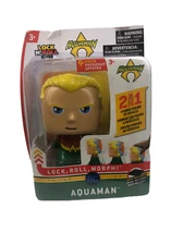 BRAND NEW DC Lock N Roll Hybrid Figure To Vehicle  AQUAMAN