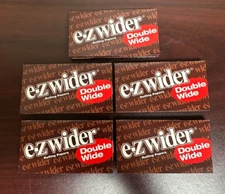 Ez-Wider Double Wide Cigarette Rolling Papers 5 Packs