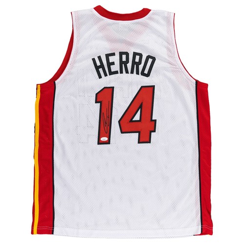 TYLER HERRO Autographed Custom White MIAMI HEAT Basketball Jersey Sz XL- JSA COA - Picture 2 of 7