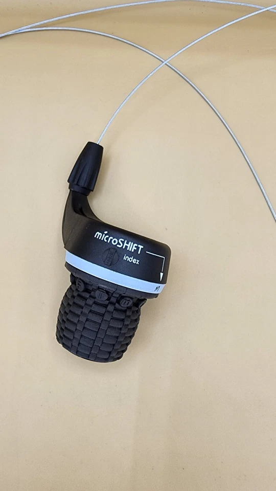 3 Speed Left Side Gear Shifter MicroShift for Shimano Shift Bicycle Twist Grip - Image 4 of 4