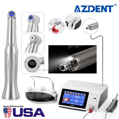 Dental Implant Motor System LED Touch Screen /20:1 Reduction Contra Angle Push