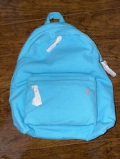 Polo ralph lauren canvas backpack os light blue
