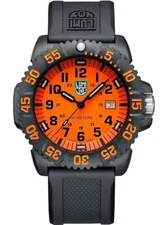 Luminox X2.2059.1 G Sea Lion Orange Dial Date Display Men's Military Watch
