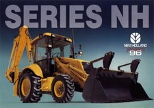 Vintage New Holland 95 Series NH Digger 96 Tractor Brochure Poster Leaflet A3