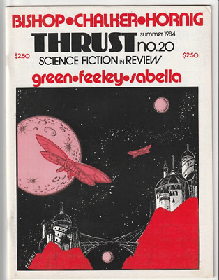 THRUST MAGAZINE FANZINE 20 1984 SCIENCE FICTION IN REVIEW HORING CHALKER BISHOP