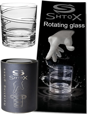 Rotating Glass (Art 002) Spinning Whiskey Glass for Any Occasions - Unique and O