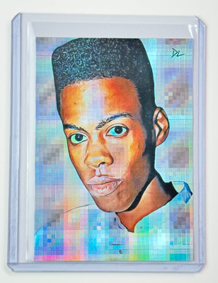Chris Rock Limited Edition Artist Signed  Comedy Icon  Refractor Card 1/1