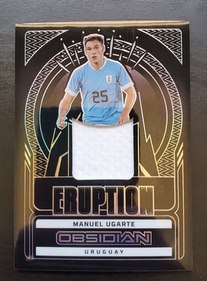 2022-23 Obsidian Manuel Ugarte Eruption Materials RC Patch 52/199 Uruguay ER-MUE