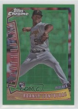2022 Topps Chrome Sonic 1996 Youthquake Green 35/99 Roansy Contreras #YQ-16 b4d