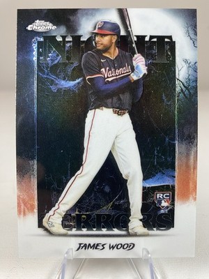 2025 Topps Chrome Update Series - Night Terrors James Wood #NT-25 (RC)