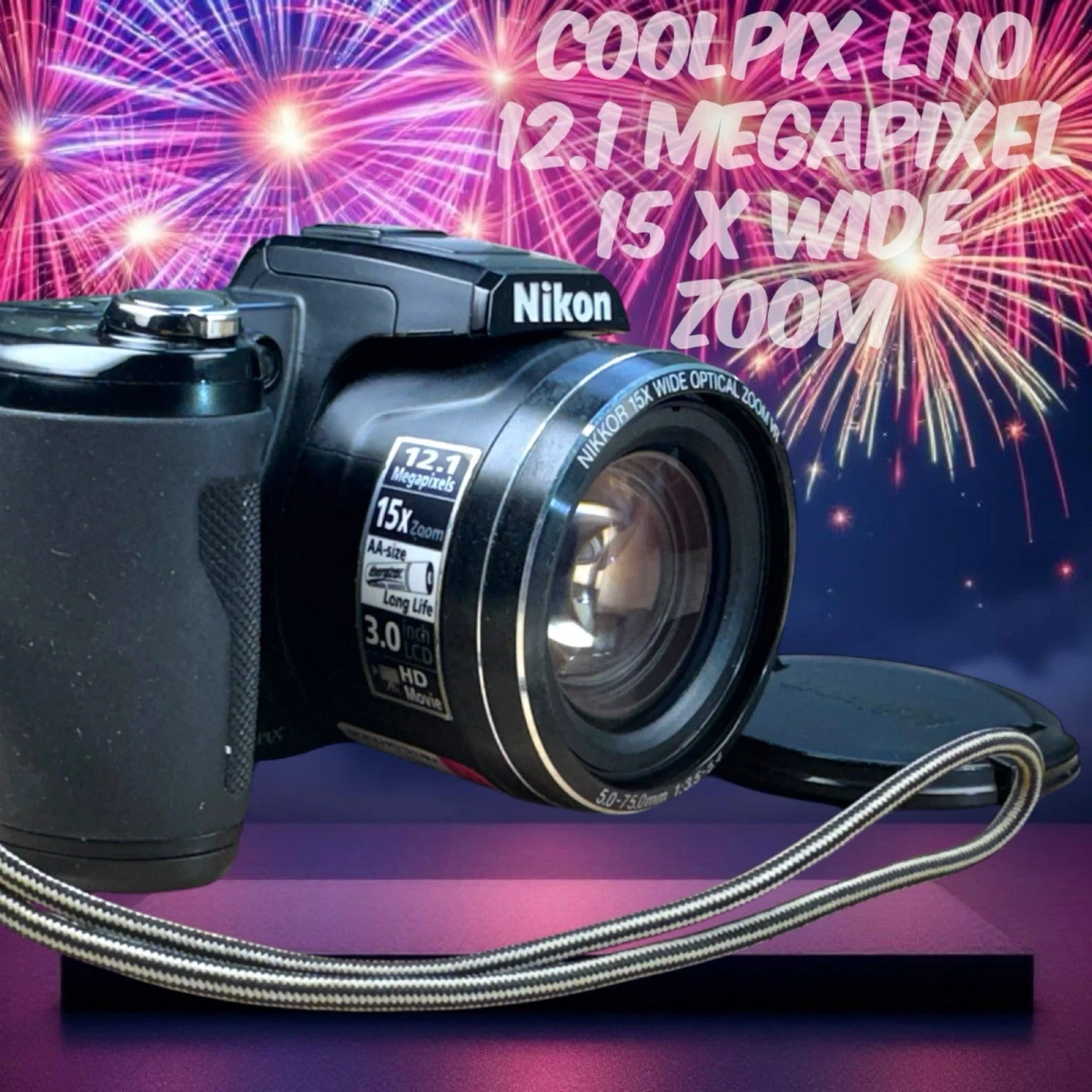 Preços baixos em Câmeras digitais Nikon Coolpix L110 | eBay