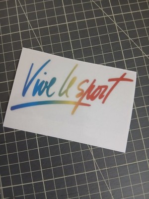 Renault Vive le Sport Aufkleber Sticker
