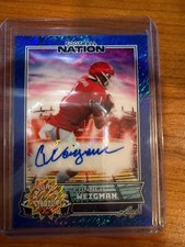 2025 Leaf Football Nation Conner Weigman Saturday At The Stadium Blue  Auto /7
