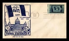 DR JIM STAMPS US COVER IOWA STATEHOOD CENTENNIAL FDC ZOO BAY CACHET ADDRESSED