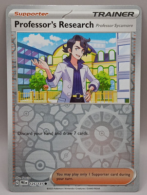 Professors Research Professor Sycamore 125/131 Sv: Prismatic Evolutions Rev Holo