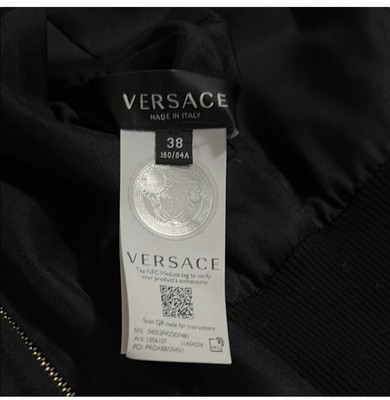 Versace Reversable Silk Bomber Jacket