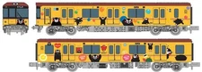 Tokyo Metro Ginza Line 1000 Series Kumamon Wrapping 6-Car Set [Popondetta 6092]