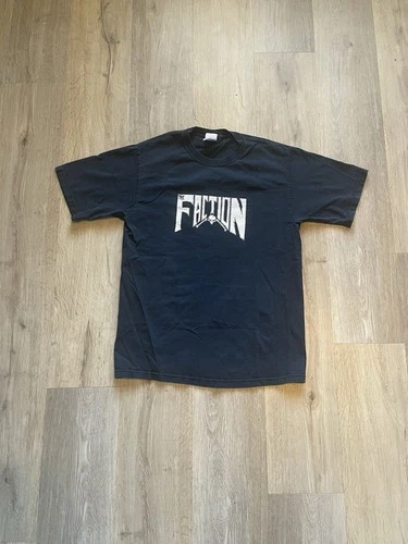 90s The Faction Shirt Mens Medium Grunk Rock Skatebo 1990s vintage concert t-shirt, vintage, size M, single stitch, B+ condition