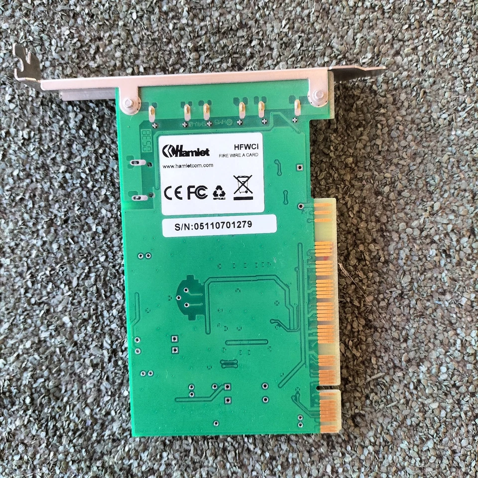 Controller FireWire 3 Porte VIA VT6306 Fire II IEEE 1394 Hamlet HFWCI A Card - Immagine 3 di 4