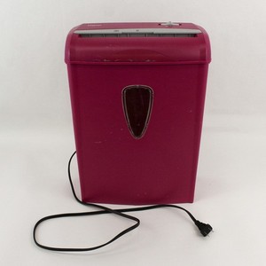 Aurora Corp Purple 8 Sheet Light Duty Crosscut Paper Shredder Model AS894CL